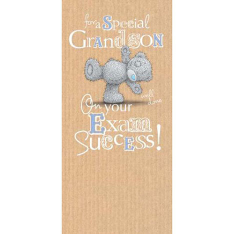 Grandson Exam Congratulations Me to You Bear Card £1.13